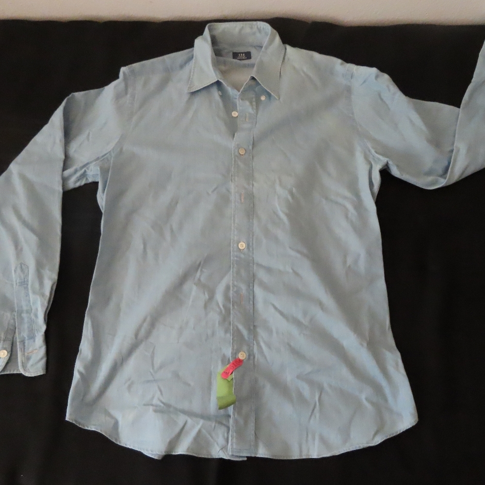 Men's Light Blue Casual Button Down Shirt